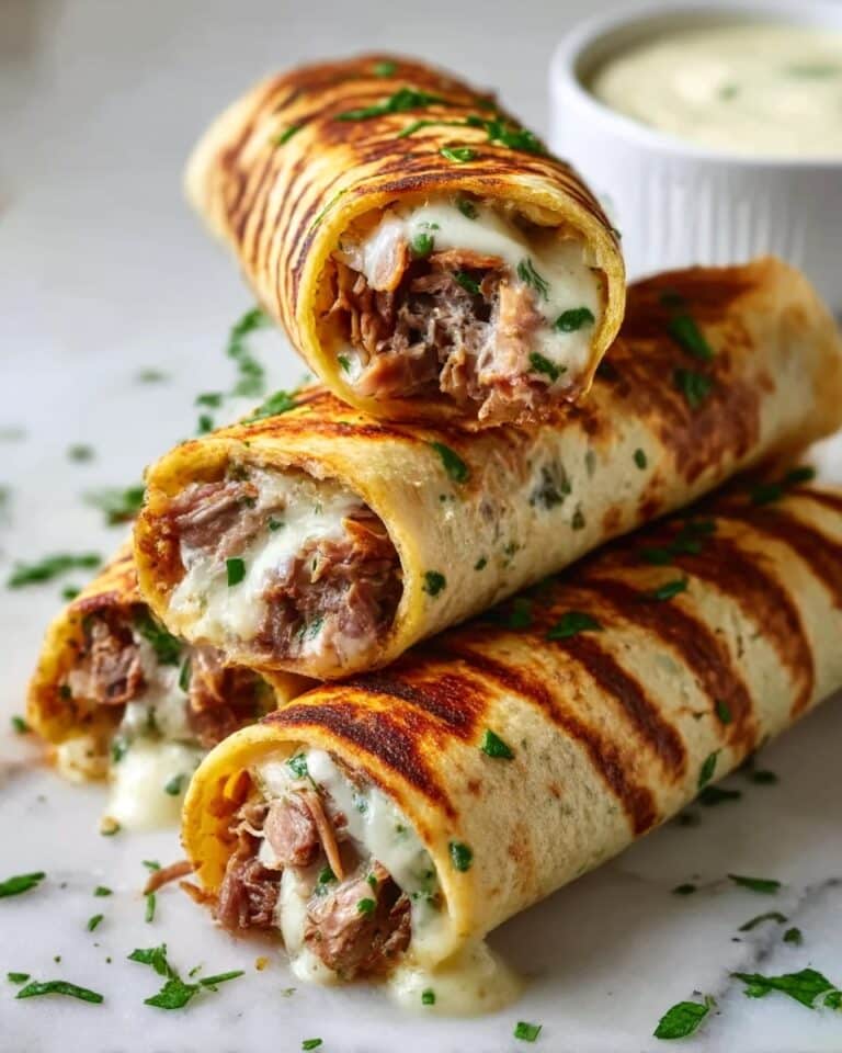 French Dip Tortilla Roll Ups Recipe