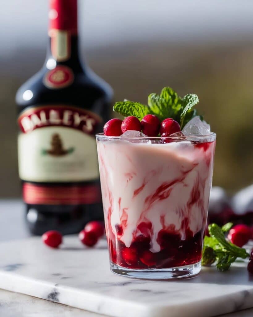 Baileys and Cranberry Juice Cocktail Recipe