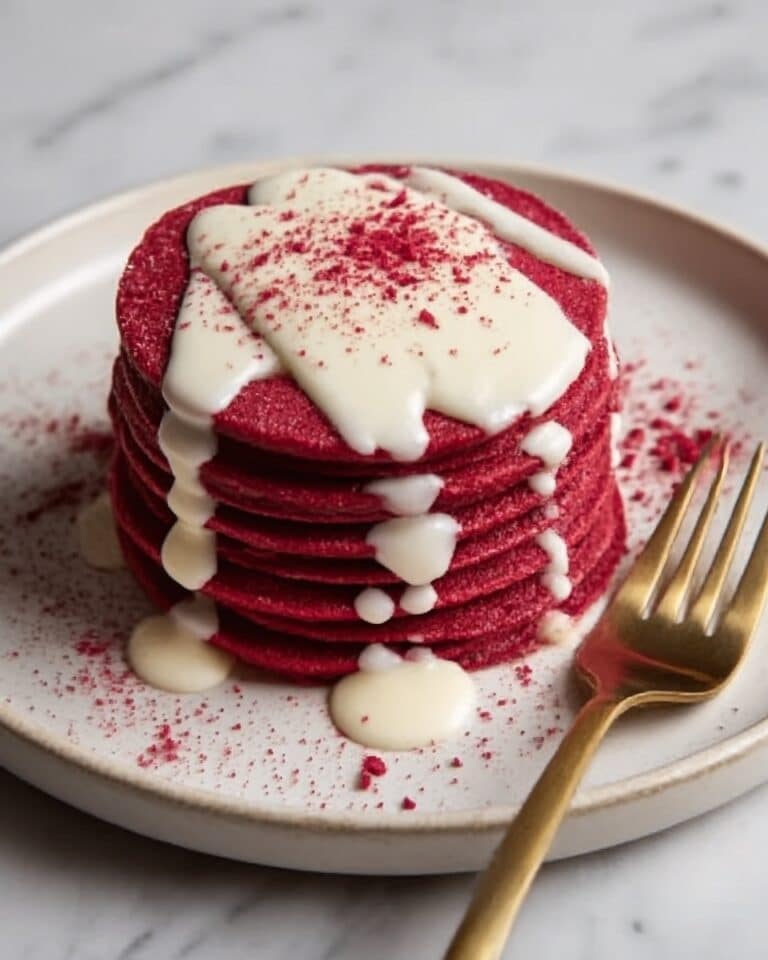 Red Velvet Pancakes For A Sweet Valentine’s Breakfast Recipe