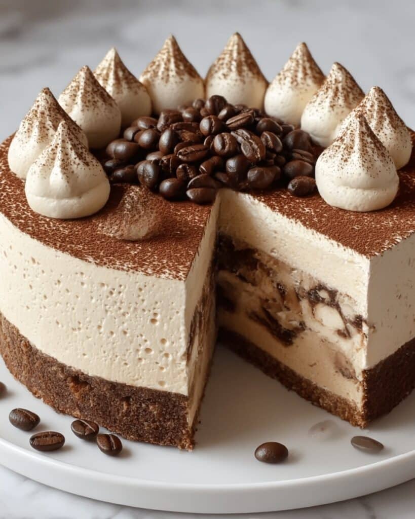Tiramisu Cold Brew Coffee Cheesecake Recipe