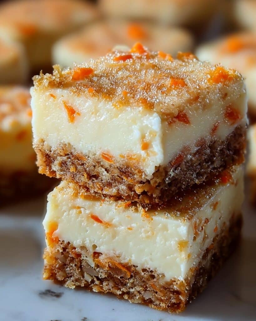 Irresistibly Indulgent Carrot Cake Cream Cheese Bars Recipe