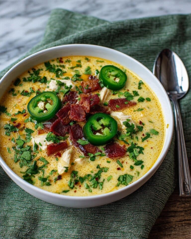 Spicy Jalapeño Popper Chicken Soup Recipe