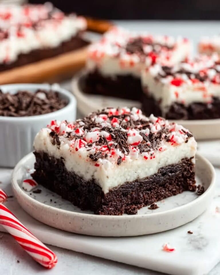 Easy Peppermint Brownies Recipe