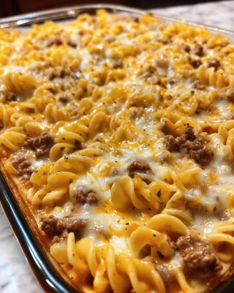 Sour Cream Beef Noodle Casserole Recipe