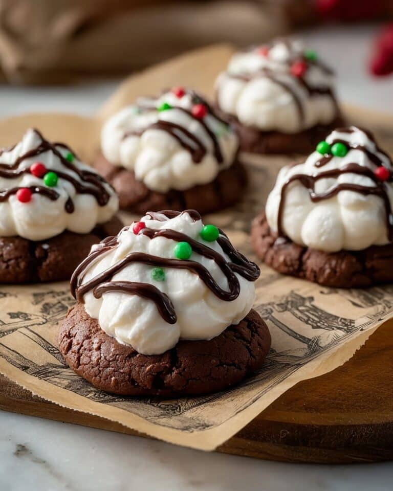 Hot Cocoa Cookies with Marshmallow Frosting Recipe