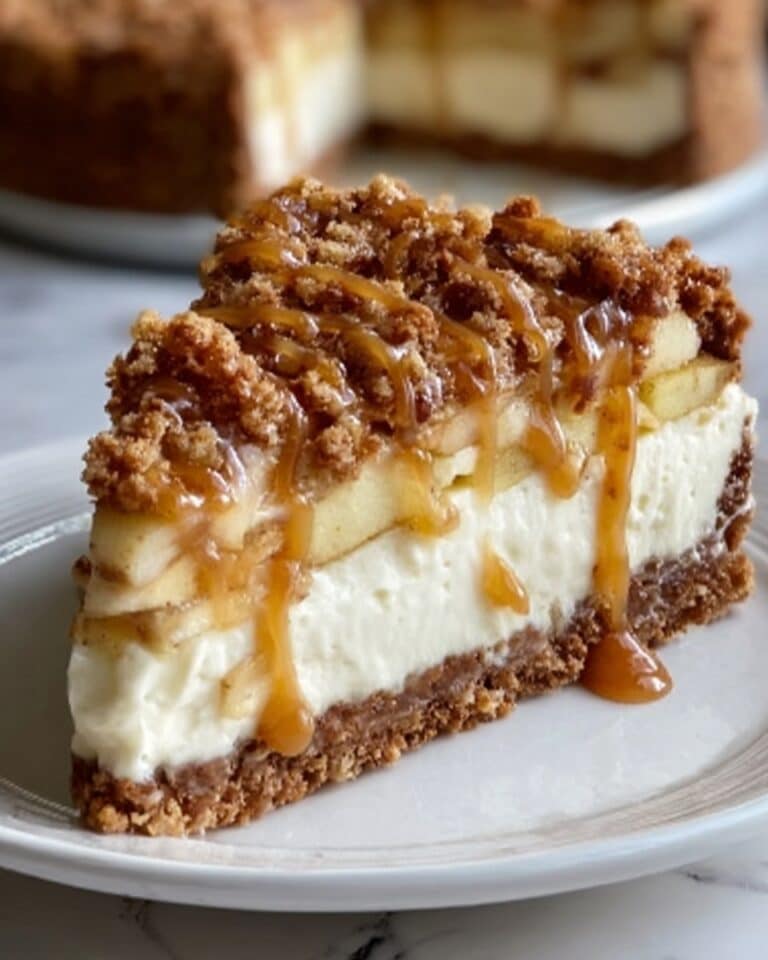 Apple Crisp Cheesecake Recipe