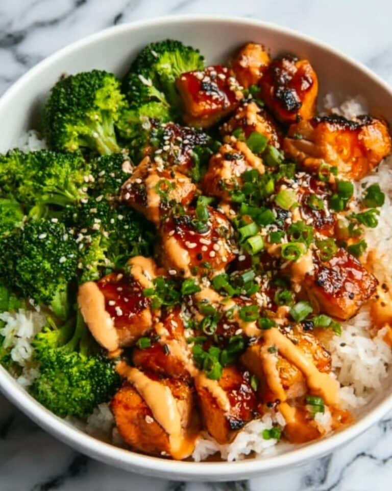 Sticky Chicken Rice Bowls Recipe