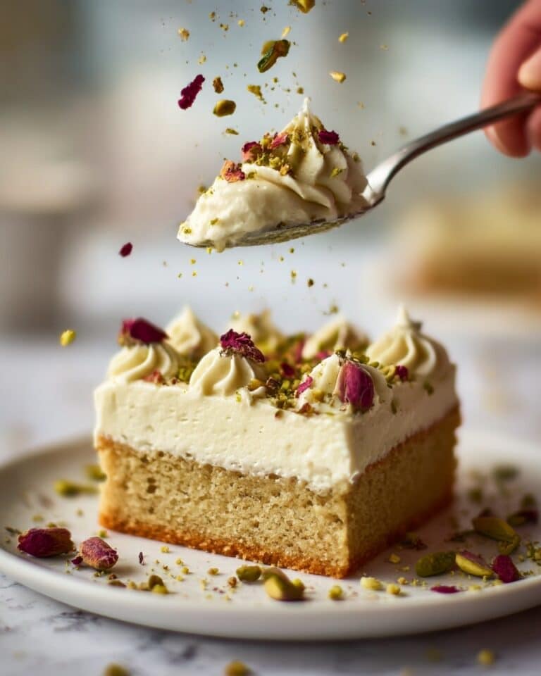 Pistachio Cream Cheese Cake Recipe