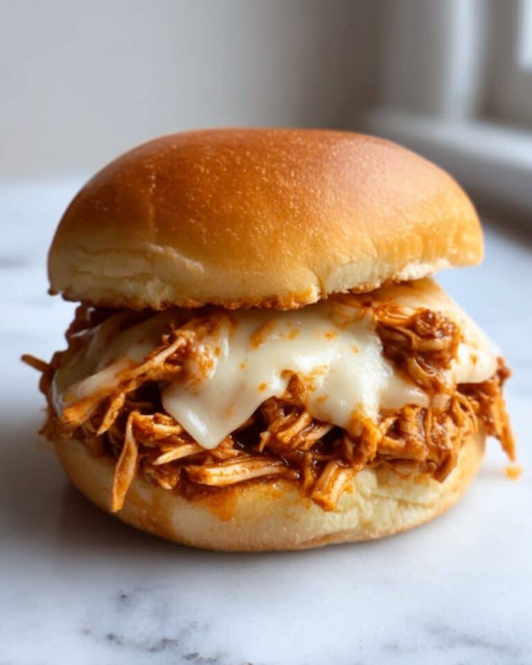Slow Cooker Parmesan Garlic Chicken Sandwich in Just 4 Steps Recipe