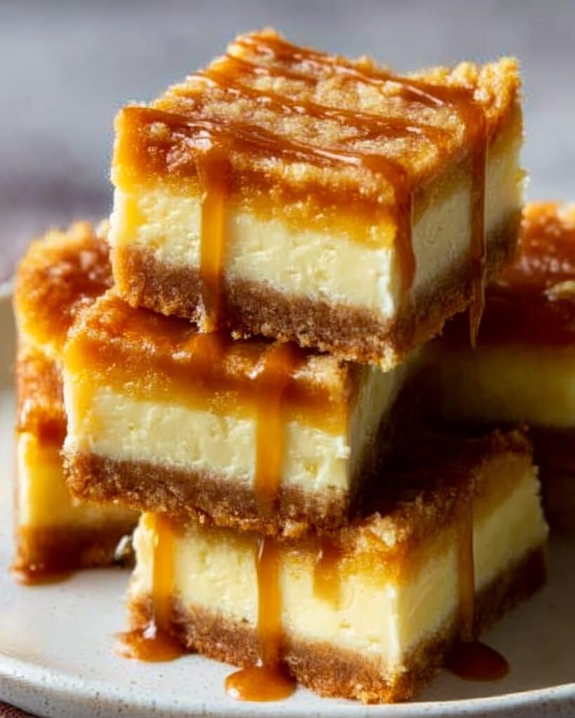 Salted Caramel Gooey Butter Bars Recipe