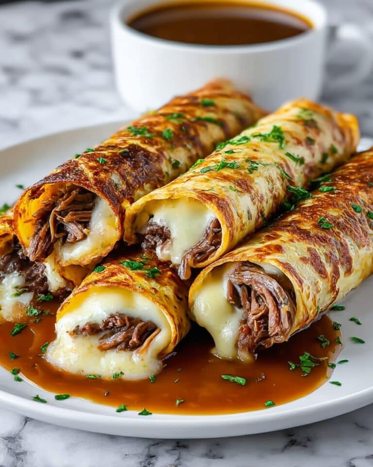 French Dip Tortilla Roll Ups Recipe