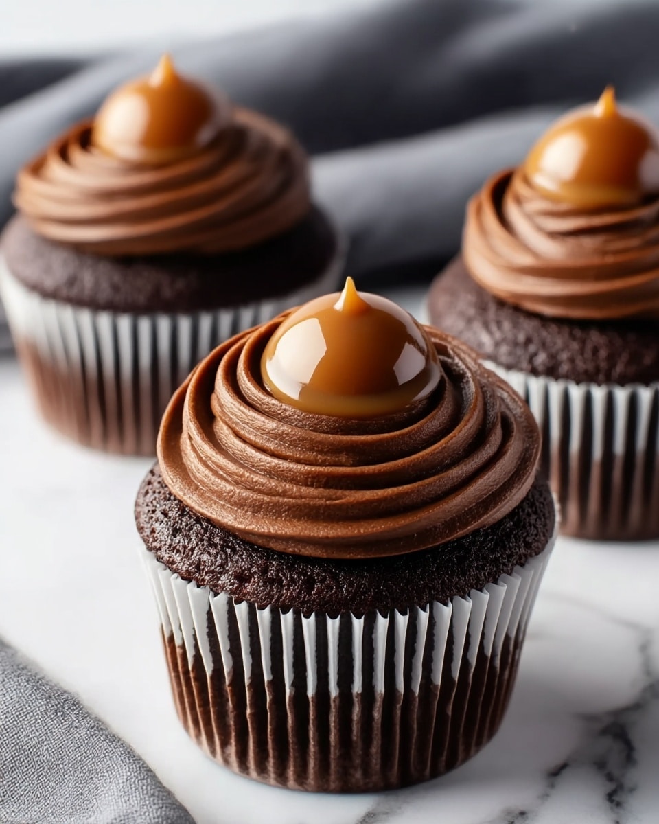 Chocolate Caramel Cupcakes You Can’t Miss Recipe - Recipe Image