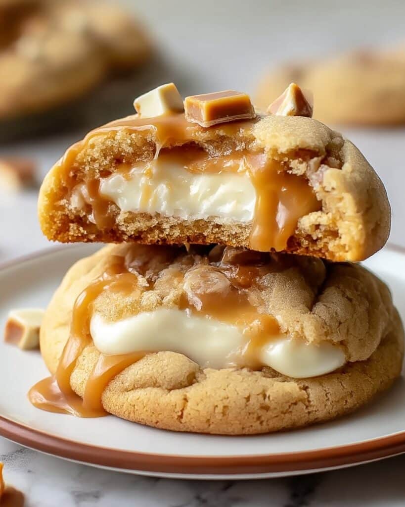 Caramel Cheesecake Cookies Recipe