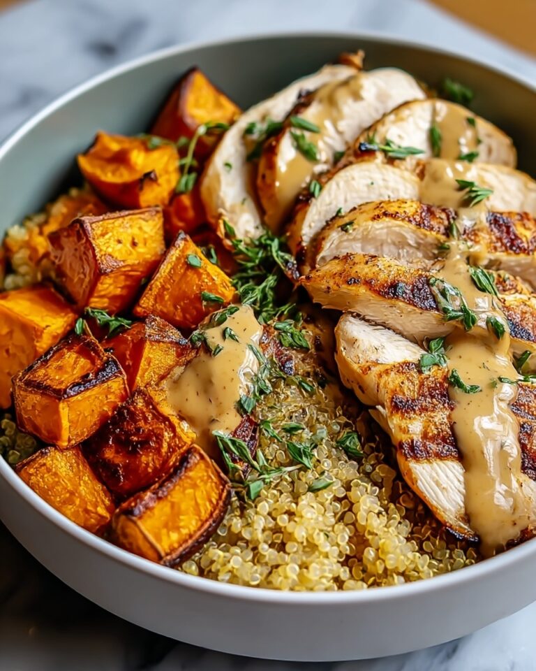 Maple Dijon Chicken & Sweet Potato Bowls That Comfort Your Soul Recipe