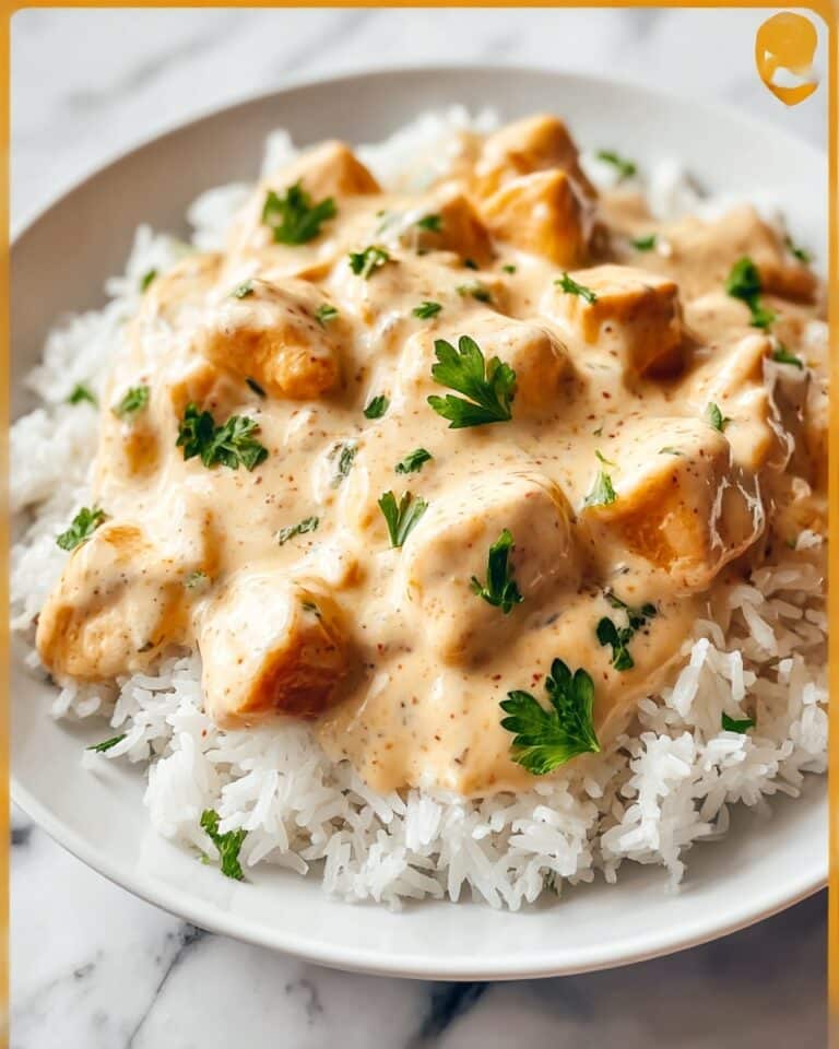 Creamy Smothered Chicken and Rice Recipe
