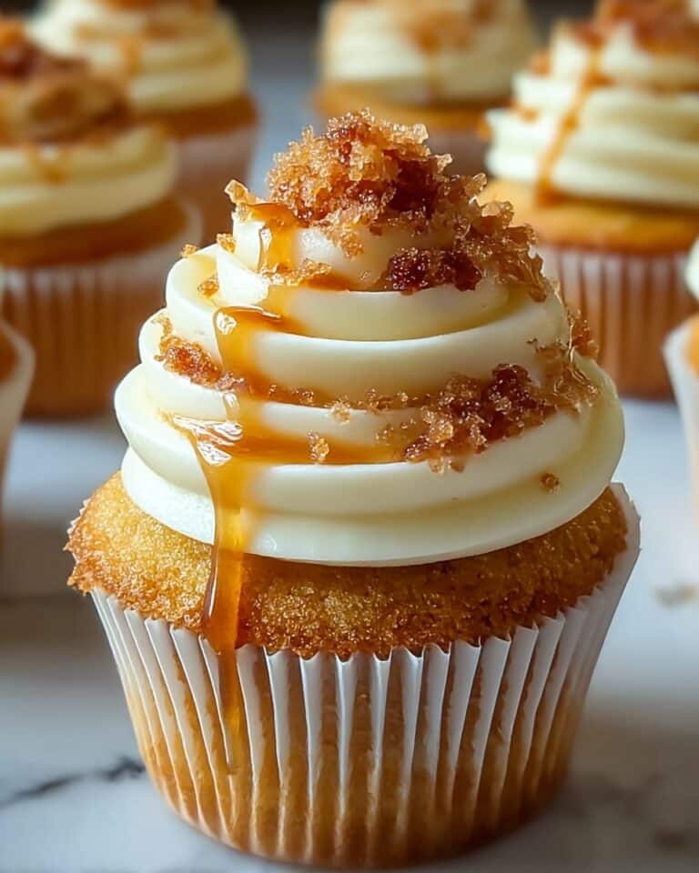 Decadent Vanilla Bean Crème Brûlée Cheesecake Cupcakes Recipe