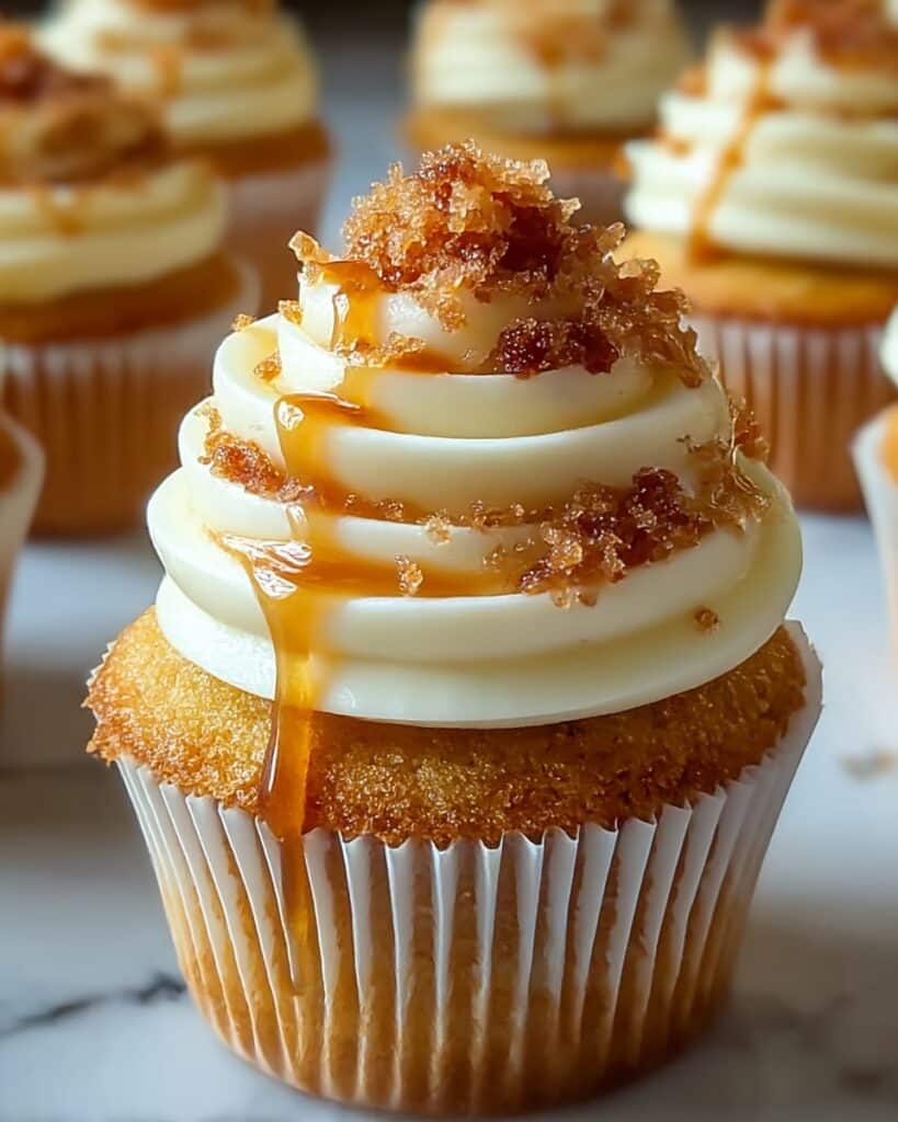 Decadent Vanilla Bean Crème Brûlée Cheesecake Cupcakes Recipe