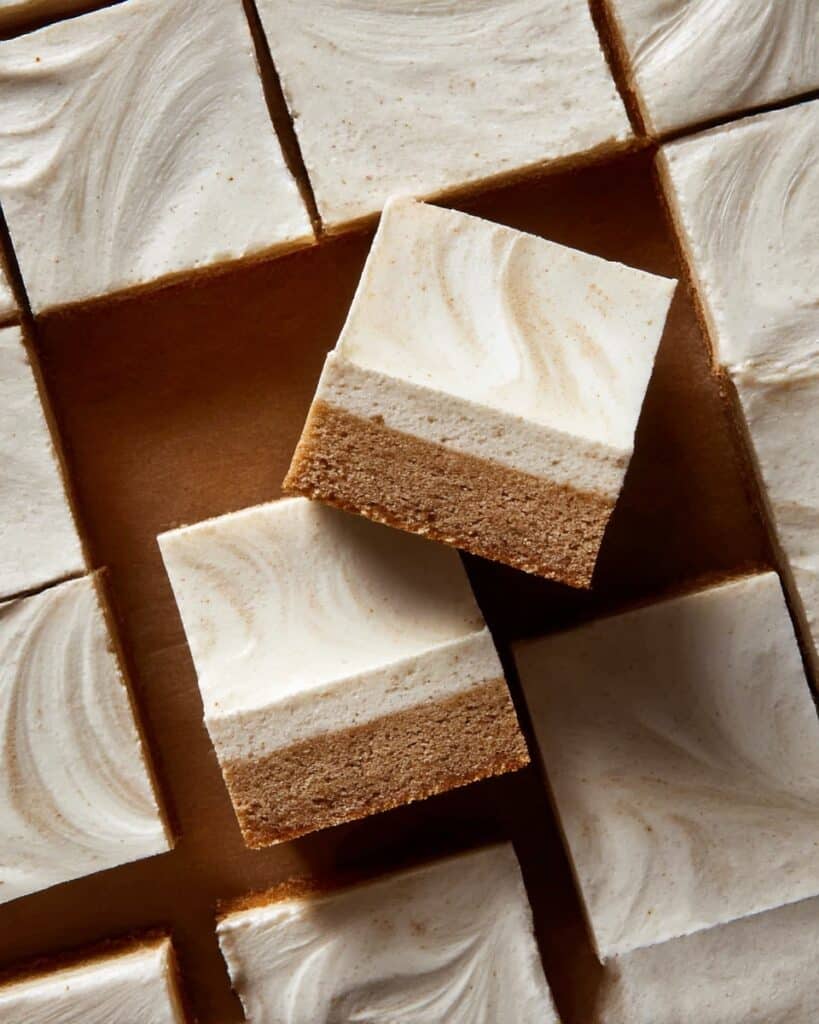 Frosted Gingerbread Brownies Recipe