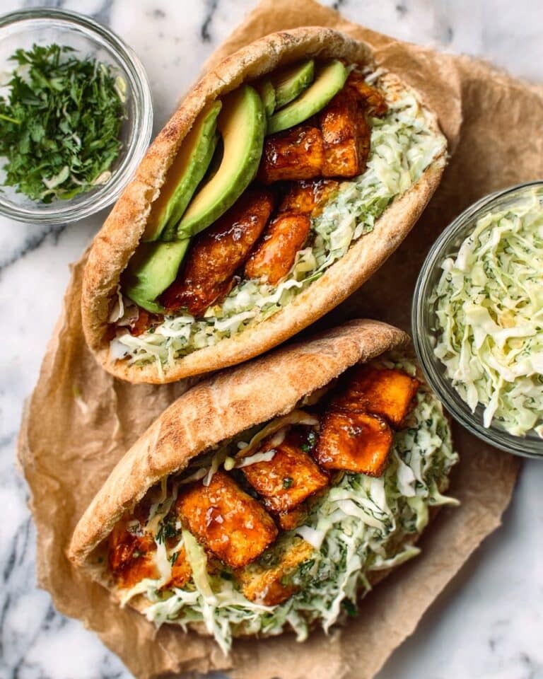 Sheet Pan Chicken Pitas with Herby Ranch Recipe