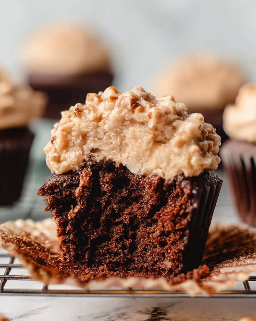 German Chocolate Cupcakes Recipe
