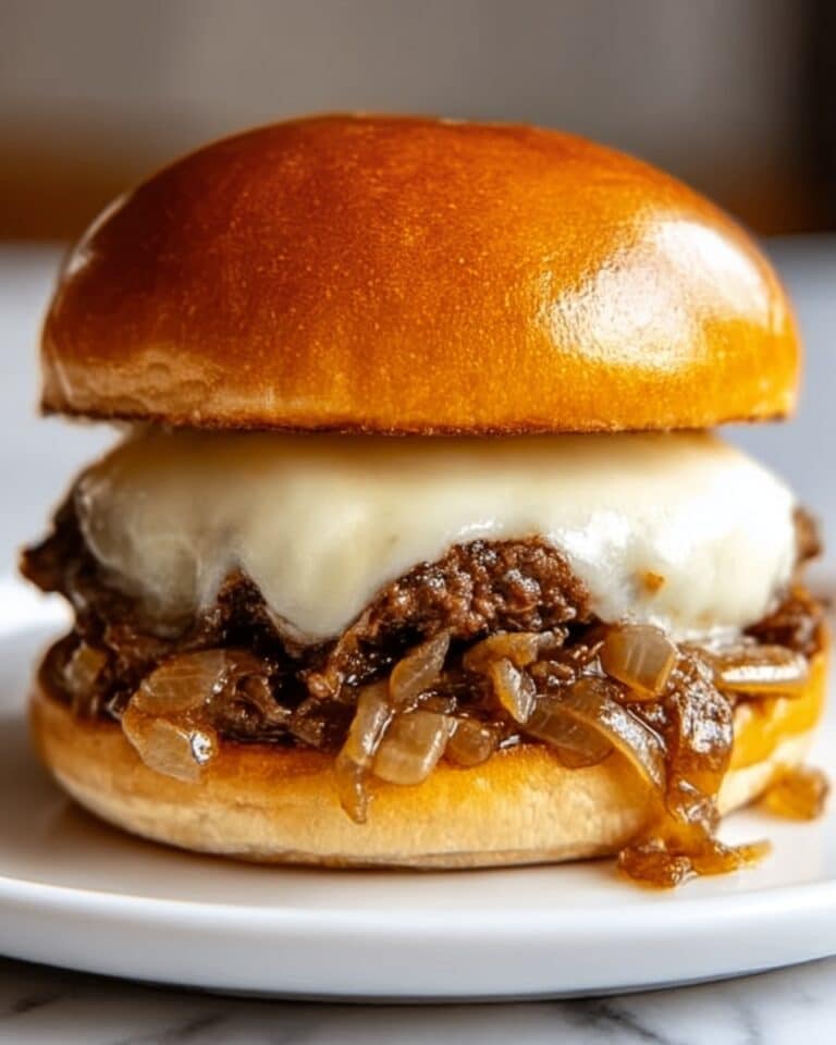 French Onion Beef Sloppy Joes Recipe