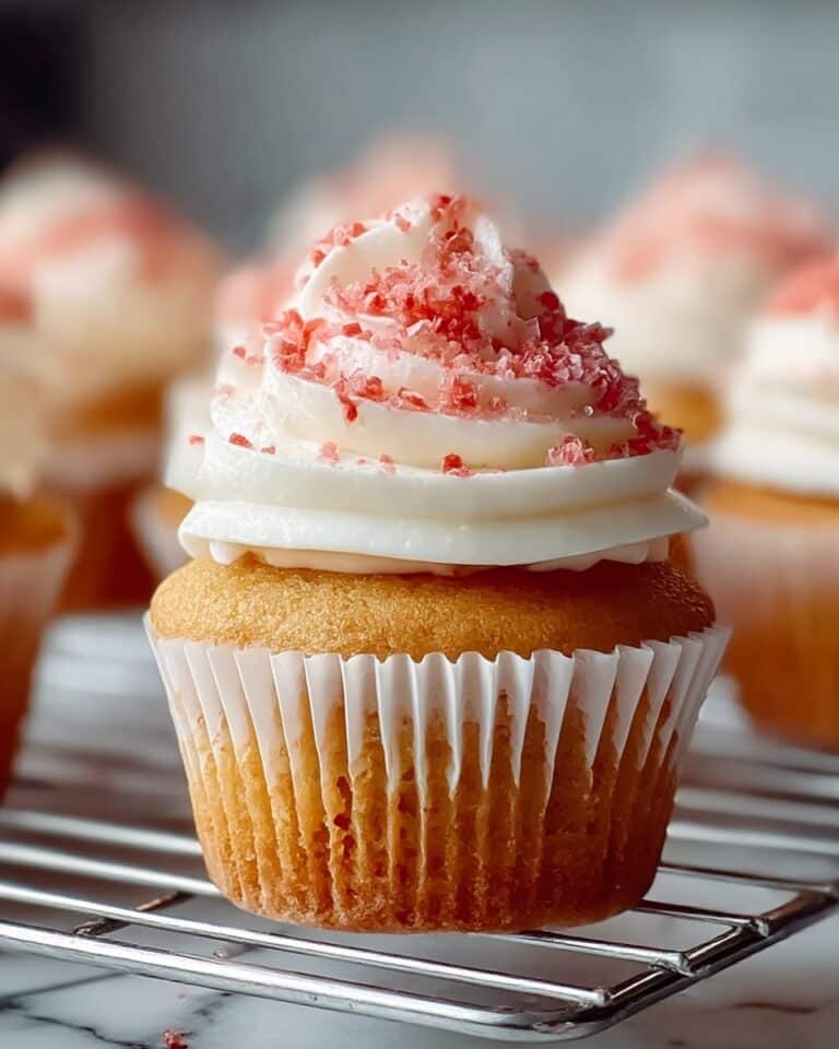 Irresistible Strawberry Crunch Cupcakes to Brighten Your Day Recipe