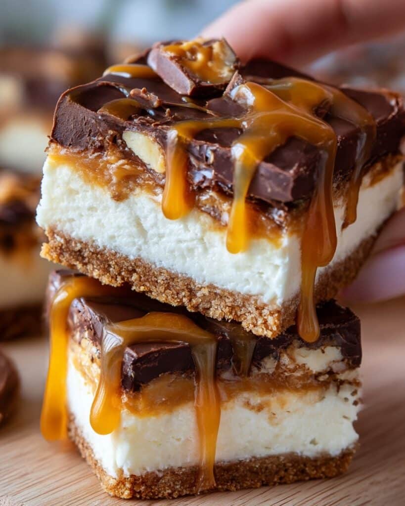 Butterfinger Caramel Cheesecake Bars Recipe